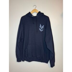 Halo Infinite Hoodie UNSC Graphic Black Pullover Sweatshirt 2XL